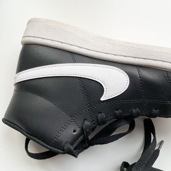 Nike Court Royale 2 Mid High Top Black White Womens 7 - Picture 5 of 15